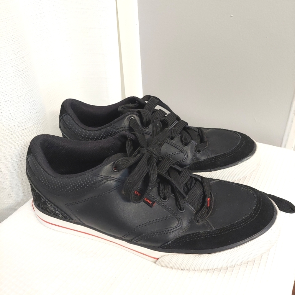 Tony Hawk Nollie Skate Shoes Leather Lace Up Skateboard Casual 73277